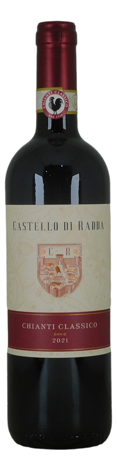 Castello di Radda Chanti Classico DOCG 2021 (6x 750mL), Italy.