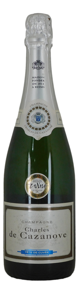 Charles De Cazanove Traditional Brut NV (1x 750mL), Champagne.