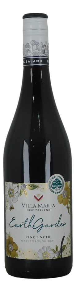 Villa Maria Earth Garden Pinot Noir 2021 (5x 750mL). NZ