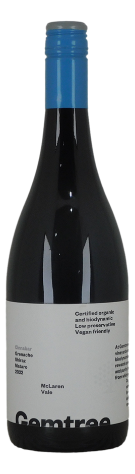 Gemtree Cinnabar GSM 2022 (6x 750mL). SA.