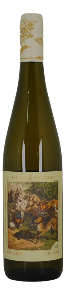 Hare & Tortoise Pinot Gris 2025 (6x 750mL), King Valley.