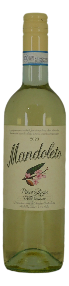 Mandoleto Pinot Grigio 2023 750mL (6x 750mL)