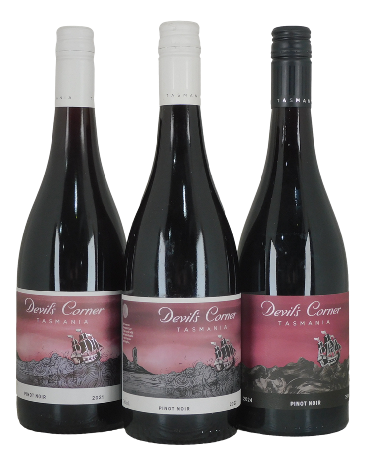 Devil's Corner Pinot Noir Pack (6x 750mL), Tasmania.