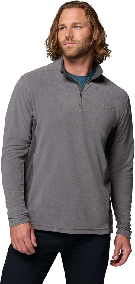 COLUMBIA Men's Klamath Range™ II Half Zip Fleece Top, Size M, City Grey/Sha