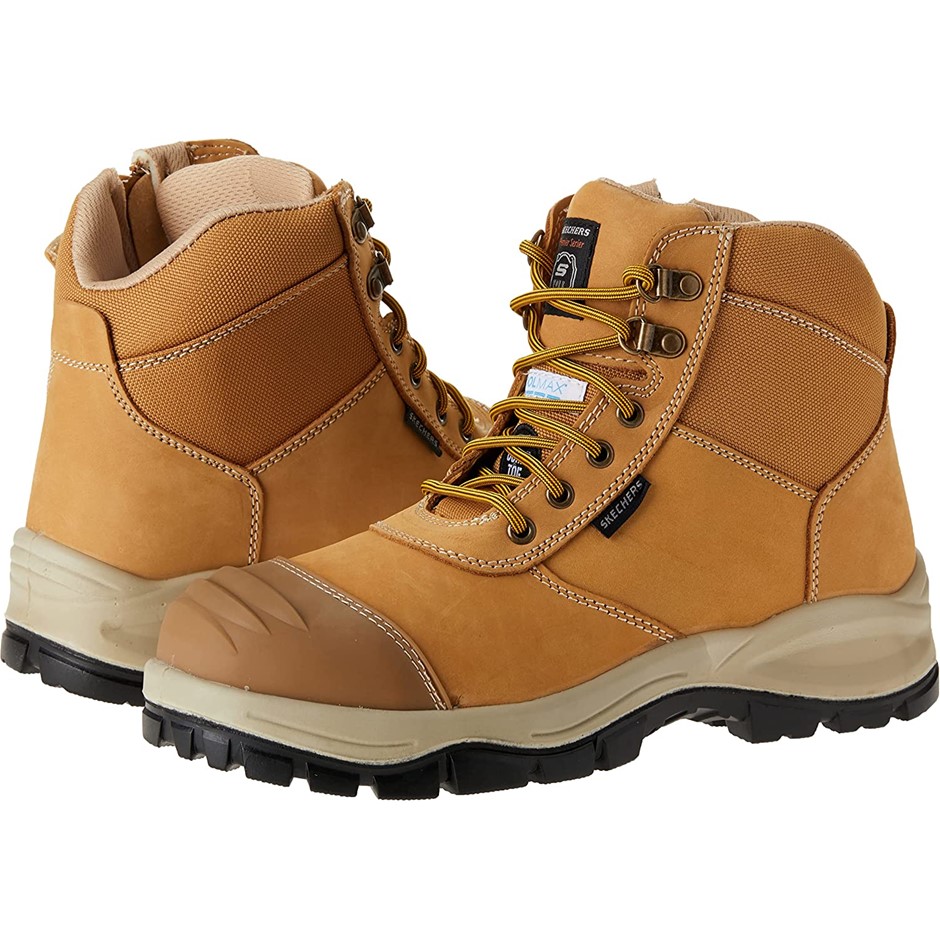 SKECHERS Men's Composite Toe Work Boot, US9.5/EU42.5 , Wheat, 888028/WTN. N