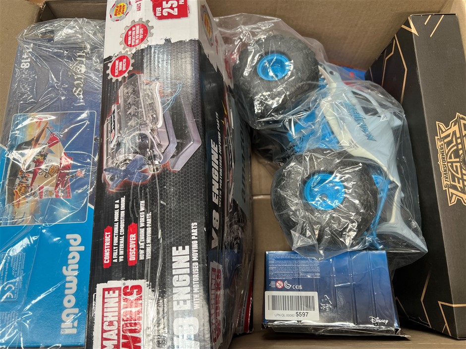 6 x ASSORTED BOYS TOYS BUNDLE; Incl. Shark Truck, Transformers, Star Wars &