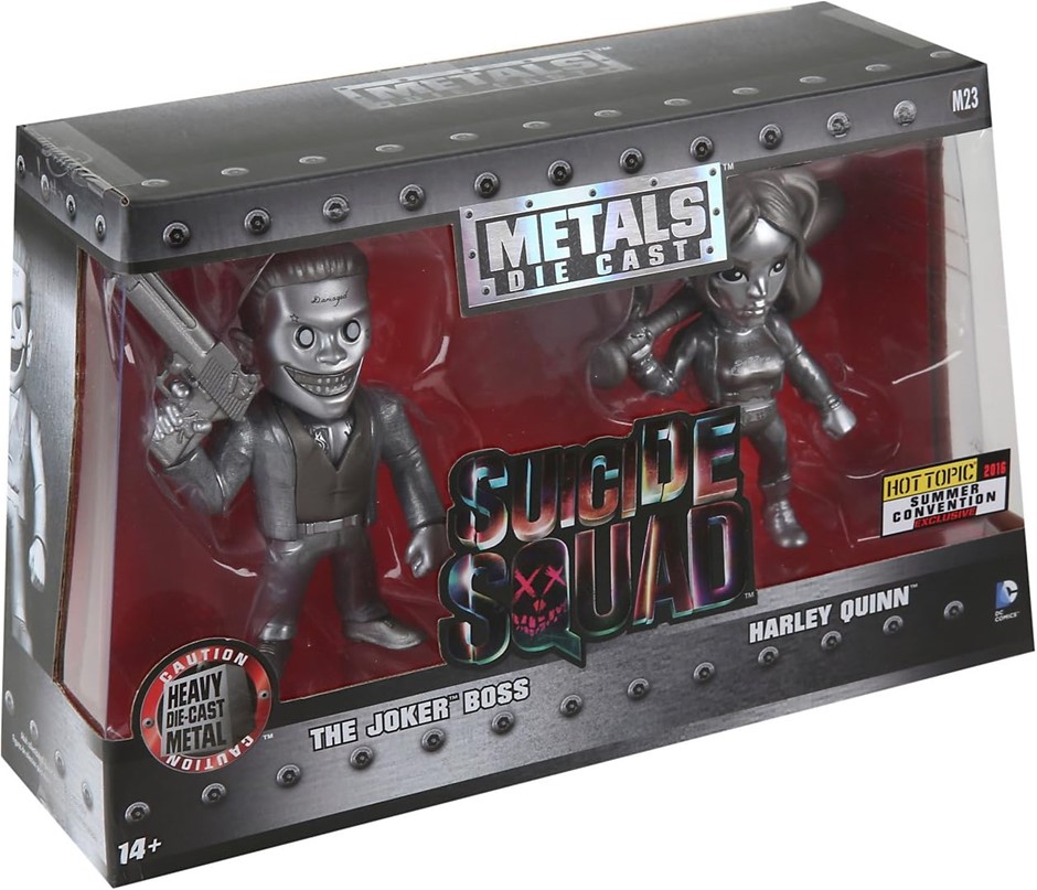 0245-5062777 · JADA Metals Suicide Squad Twin Pack-Joker and Harley Silver