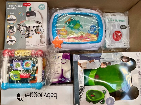 8 x Assorted Baby Products – Includes TINY LOVE, BABY EINSTEIN, DREAMBABY &