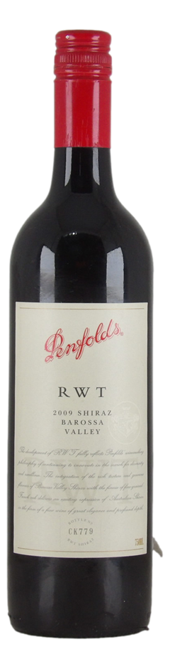 Penfolds `RWT` Shiraz 2009 (1x 750mL), Barossa, SA.