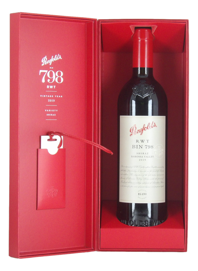 Penfolds RWT Bin 798 2019 (1x 750mL), SA.