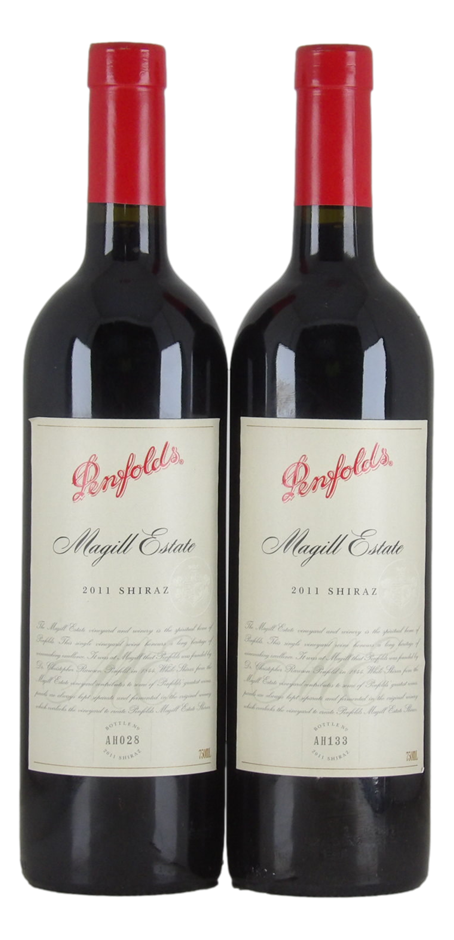 Penfolds `Magill` Shiraz 2011 (2x 750mL), Barossa Valley, SA.