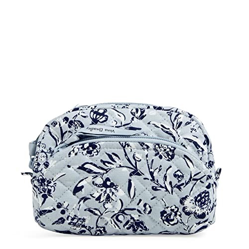 VERA BRADLEY Women's Cotton Mini Cosmetic Makeup Organizer Bag, Perennials