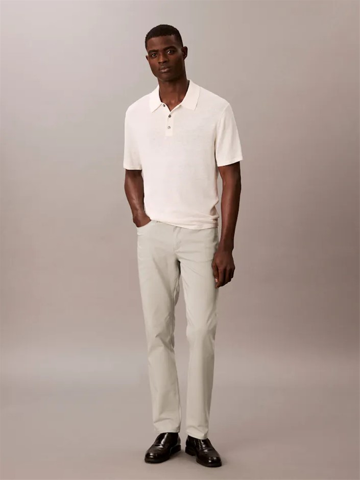 CALVIN KLEIN Men's Slim Chinos, 40W x 32L, Vintage Khaki, K10K113696. RRP: