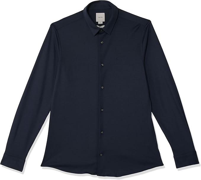 0065-5062664 · CALVIN KLEIN Men's Liquid Touch Jersey Shirt, Size XS, Ink, K10K113339. RRP