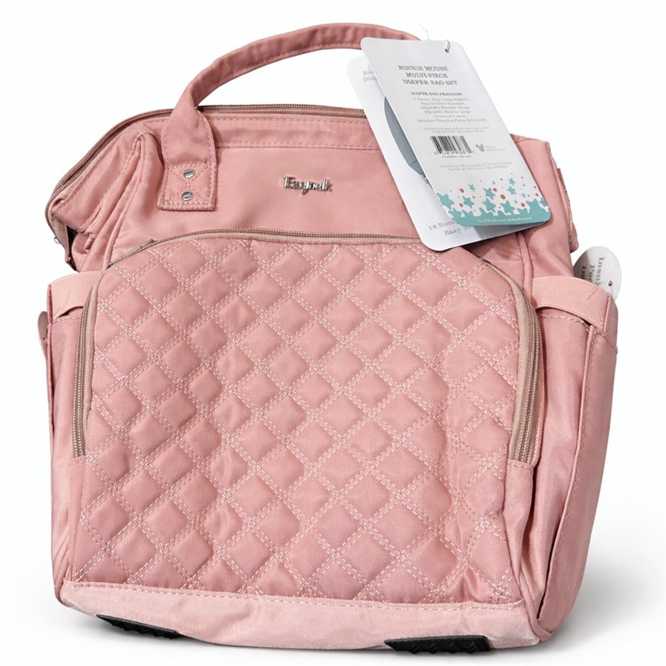 Cudlie Baby Girl's 16 Inch Double Handle Backpack Diaper Bag, Pink Buyers