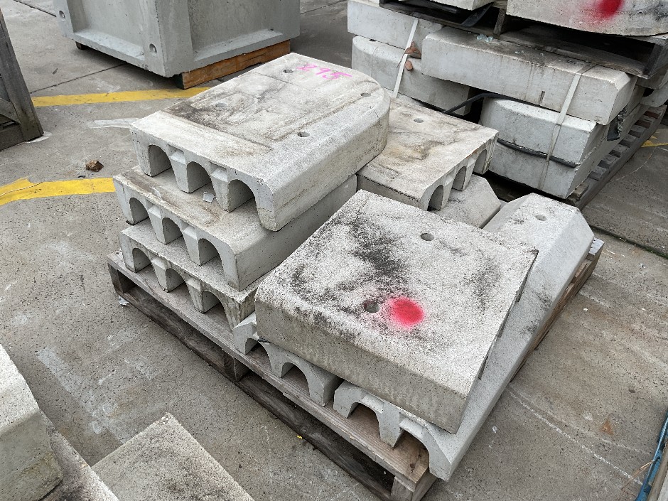 Pallet of Concrete Channel Segments