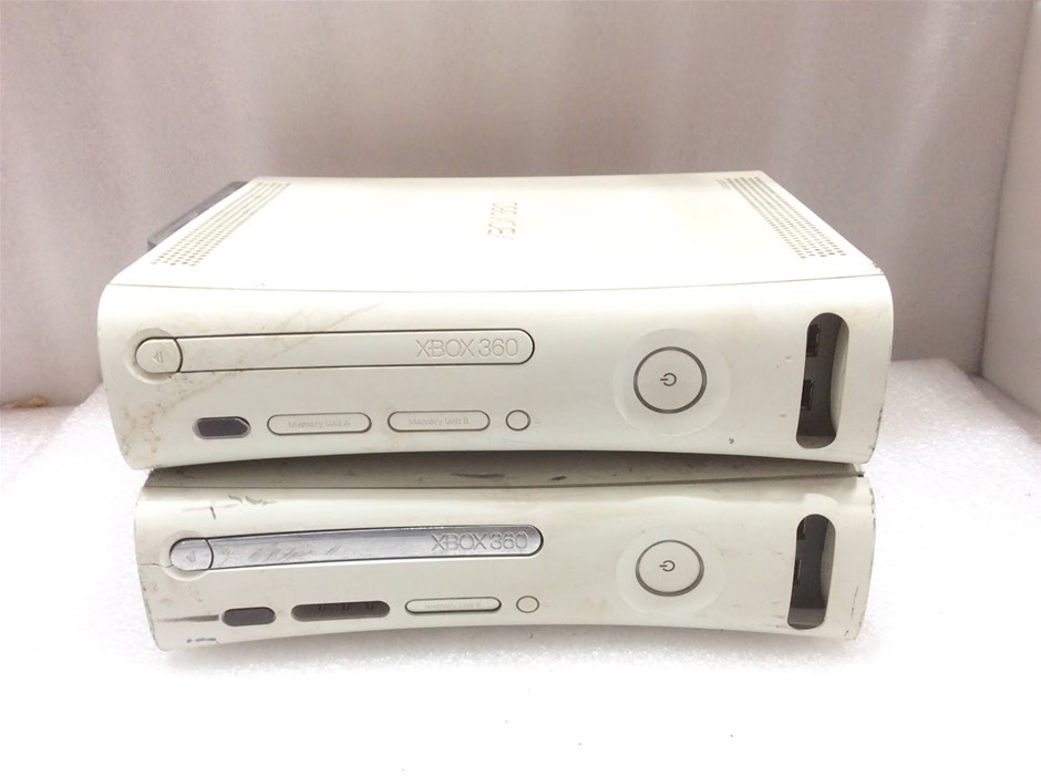Microsoft Xbox 360 Game Consoles (Lot of 2)