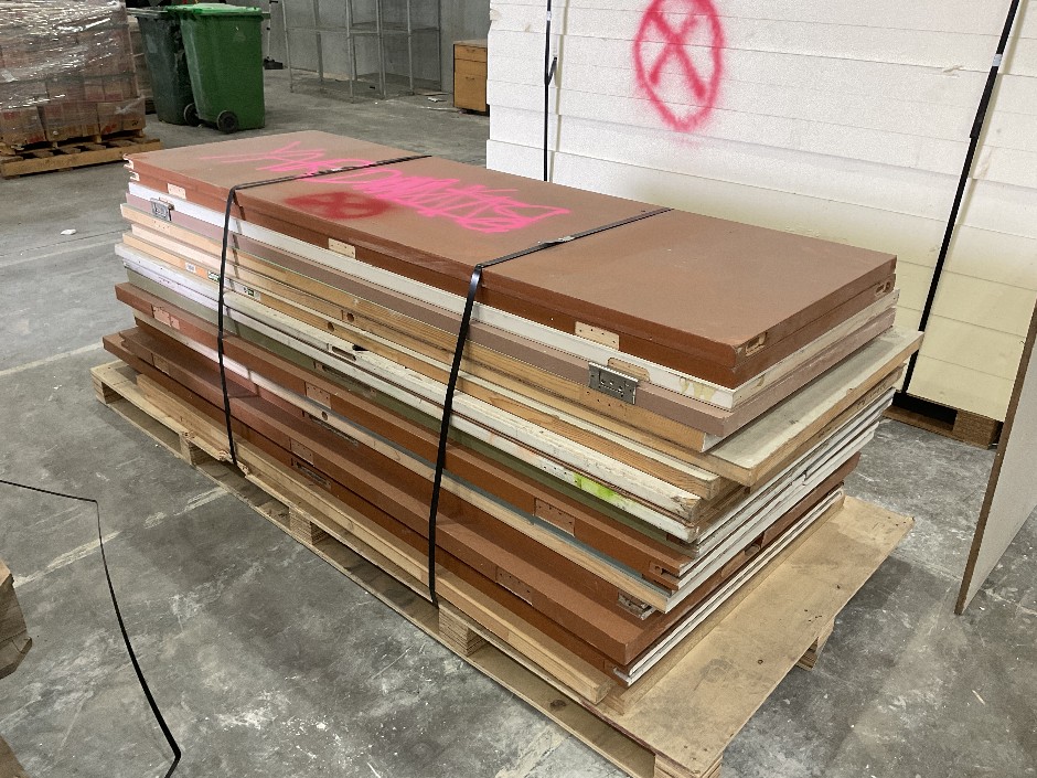 <p>Pallet of Assorted Timber - Doors</p>