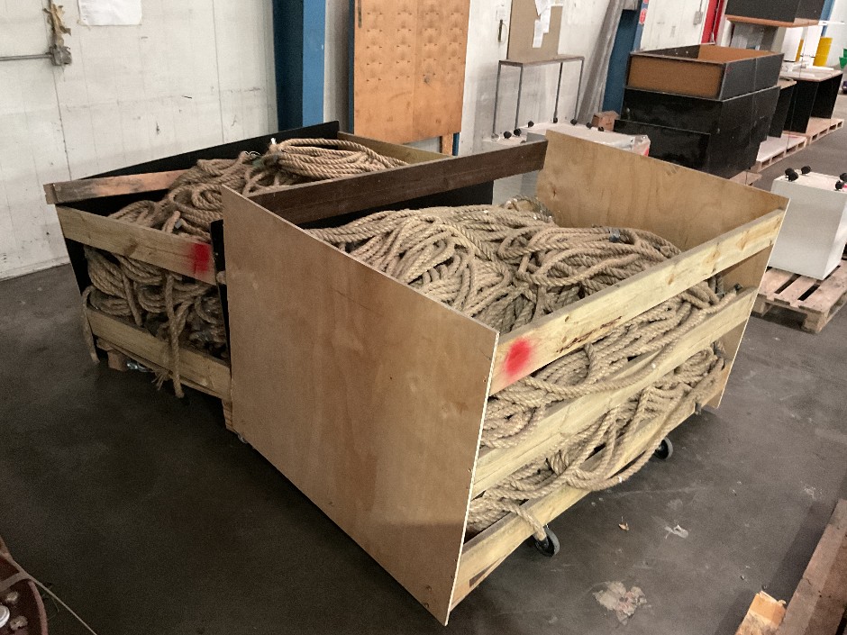 <p>2x Crates Comprising Large Qty Of Rope</p>