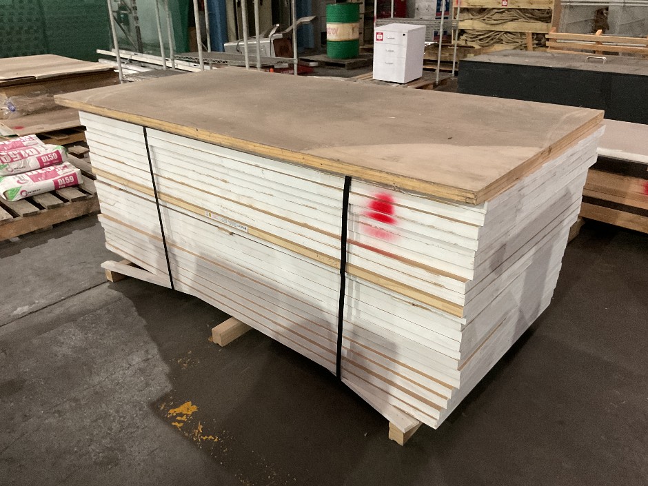 Pallet Comprising Quantity Of Doors