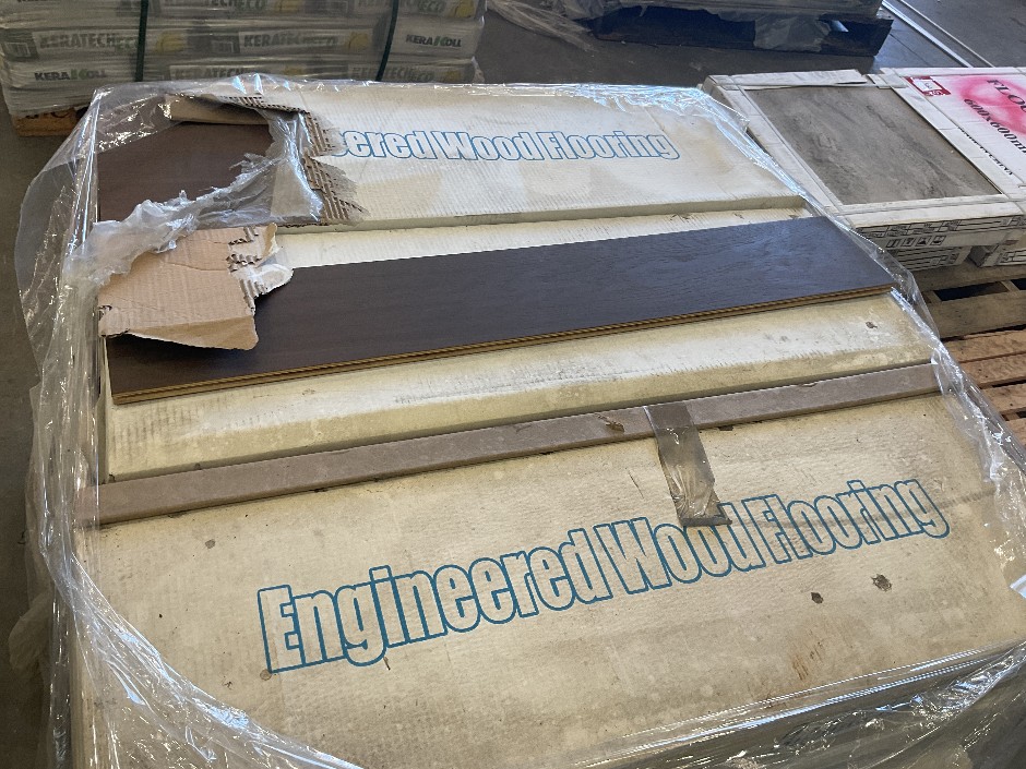 <p>Pallet of Engineered Wood Flooring</p>
