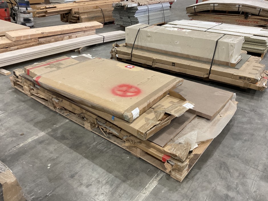 Pallet of Assorted Timber Laminate Boards