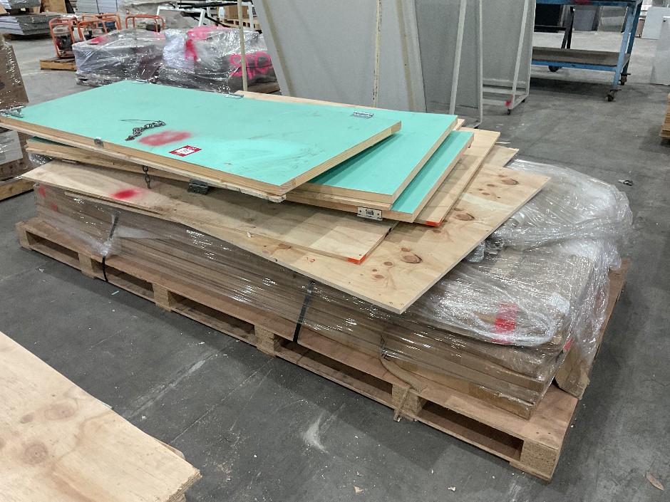 Pallet of Assorted Timber Doors