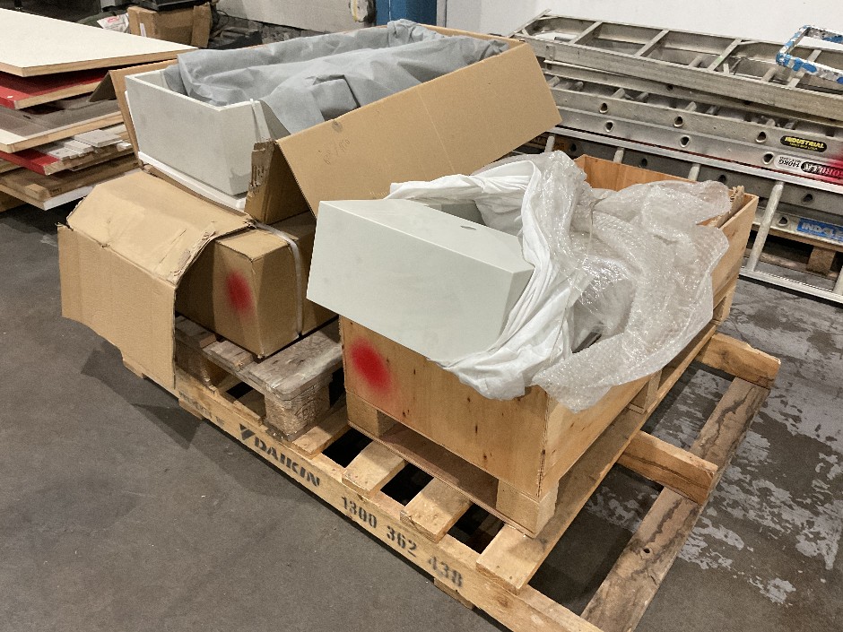Pallet Of Assorted Bathroom Basins