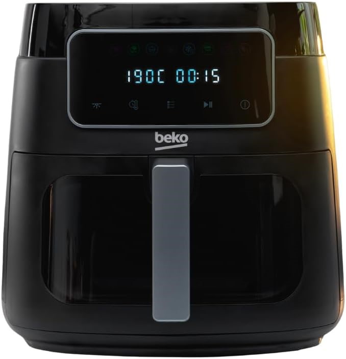 0077-5062744 · BEKO CookFit XL Single Drawer Air Fryer FRL3374B - 7.6L, 1750W