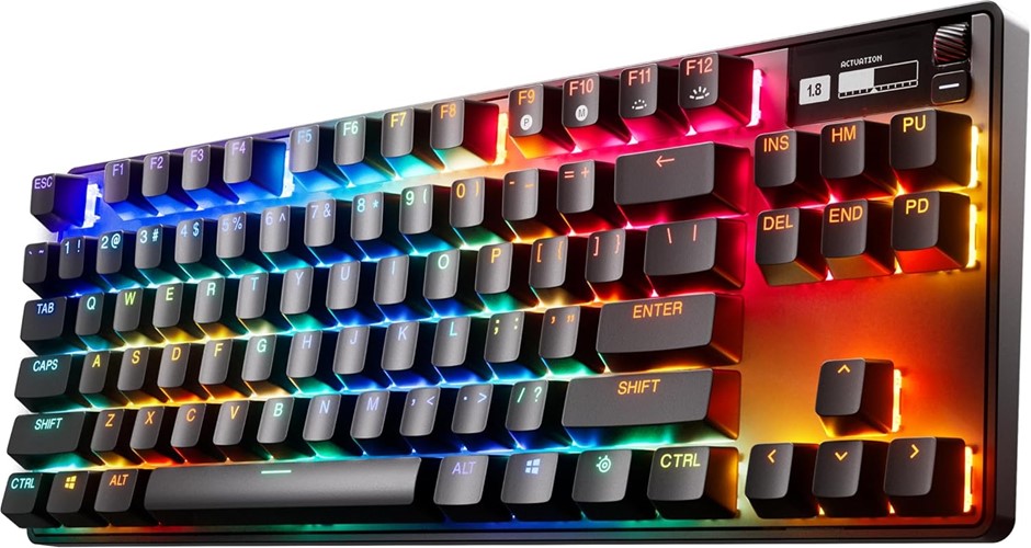 STEELSERIES Apex Pro TKL Wireless (Compact) 0.1-4.0mm Adjustable Hyper-Magn