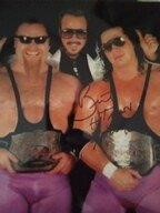 BRET 'HITMAN' HART SIGNED WWE PHOTO