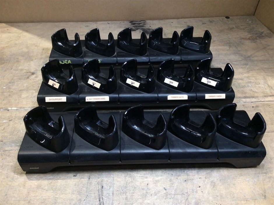 Symbol CRD-TC7X-SE5C1 Five-Slot Charging Cradles (Lot of 3)