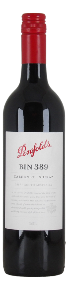 Penfolds Bin 389 Cabernet Shiraz 2007 (1x 750mL) SA.