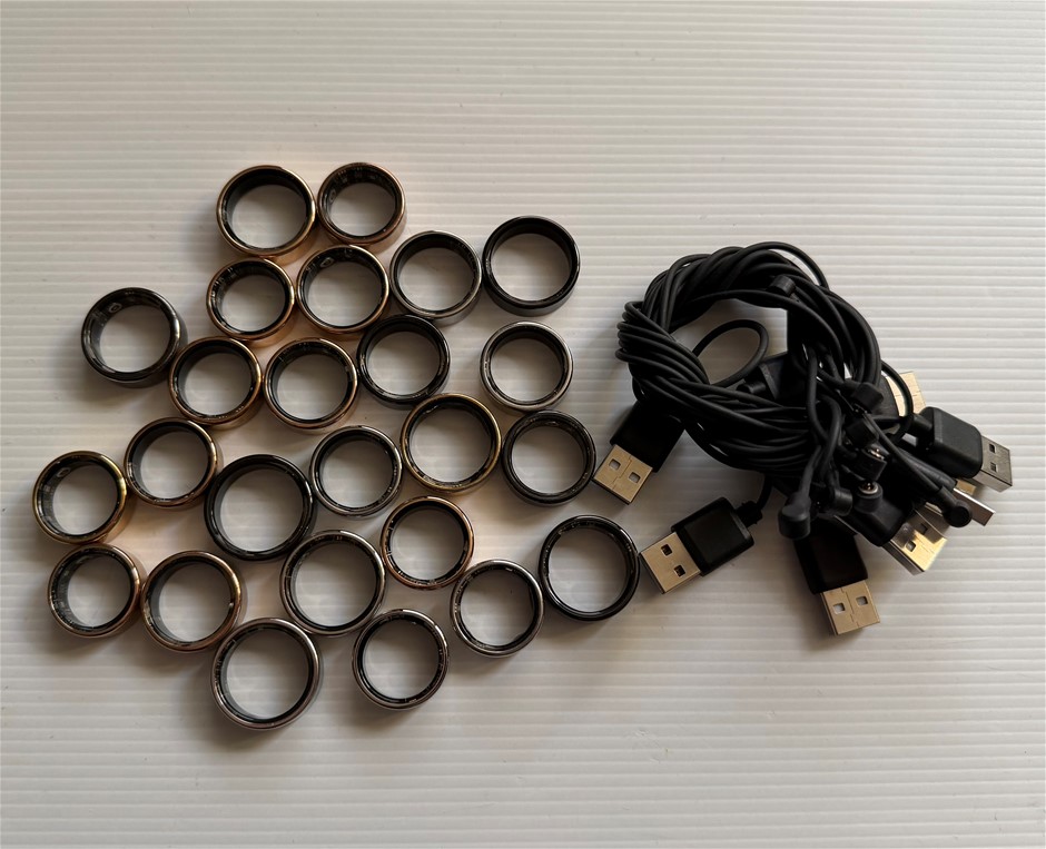 Kogan Aura Smart Rings Various Sizes - Lot of 25