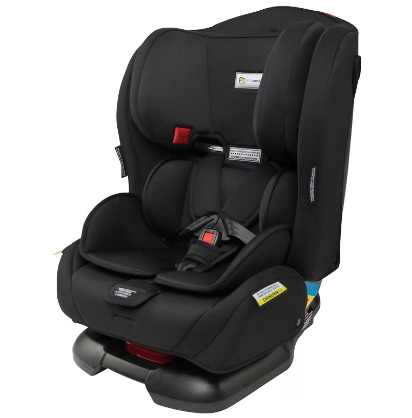 INFASECURE Legacy Convertible Car Seat, 0 To 8 Years, Black.  NB: not in bo