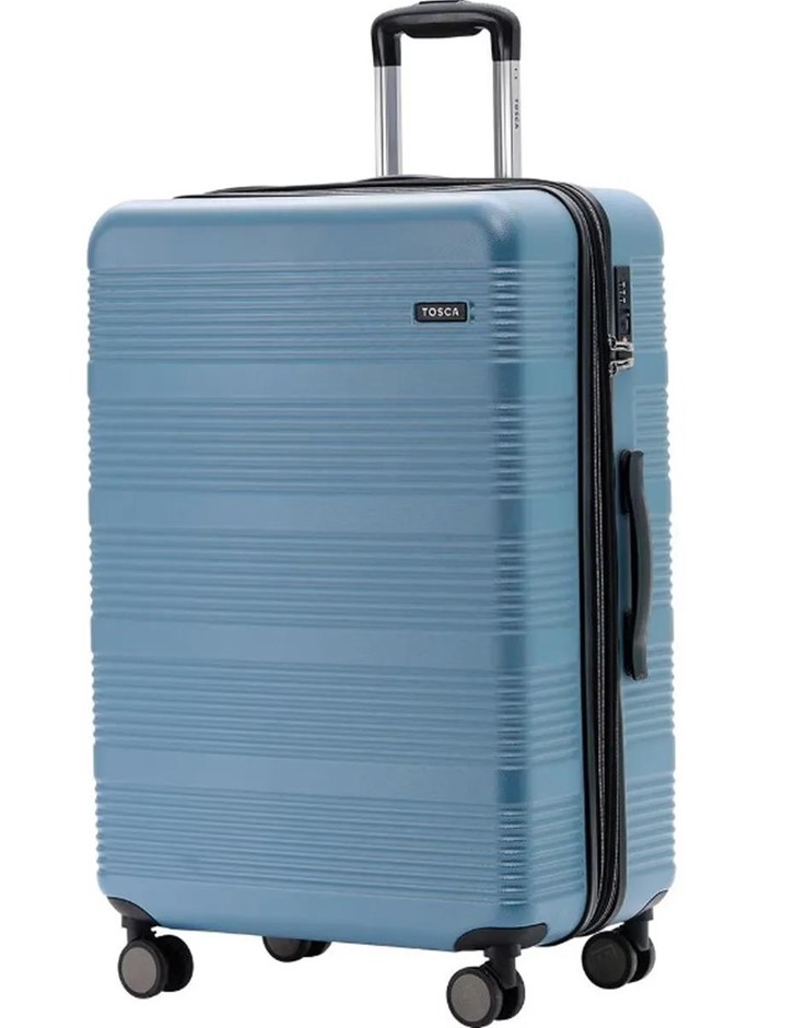 TOSCA Cosmic Luggage 78cm Lightweight Case, Large, Blue Mirage.