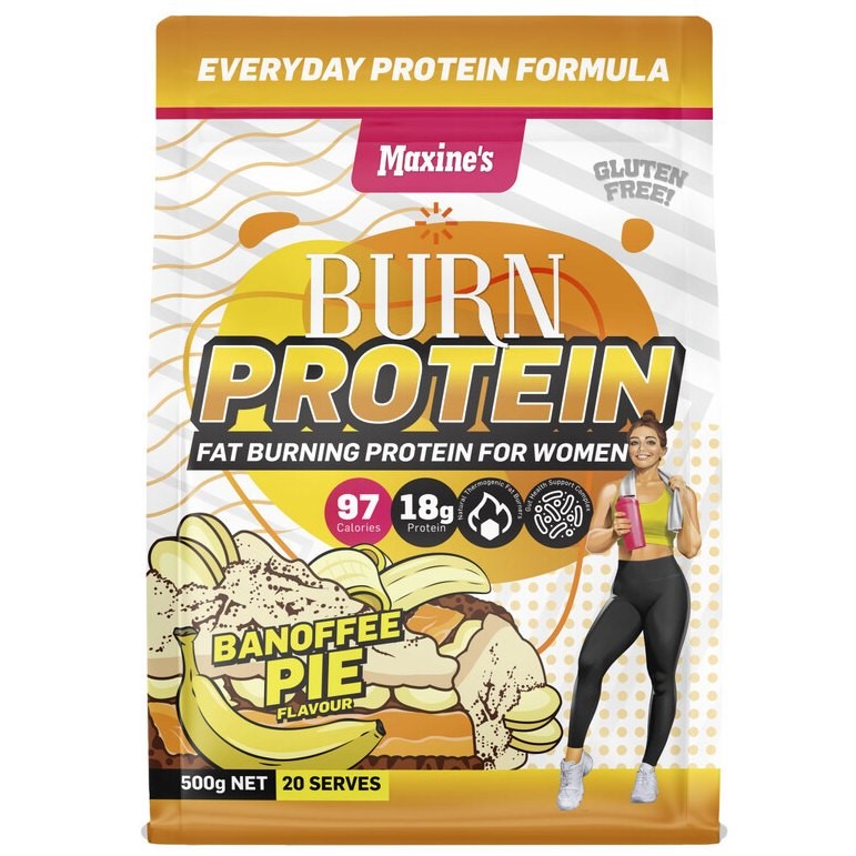 MAXINE'S Burn Banoffee Gluten Free Protein Powder 500 g