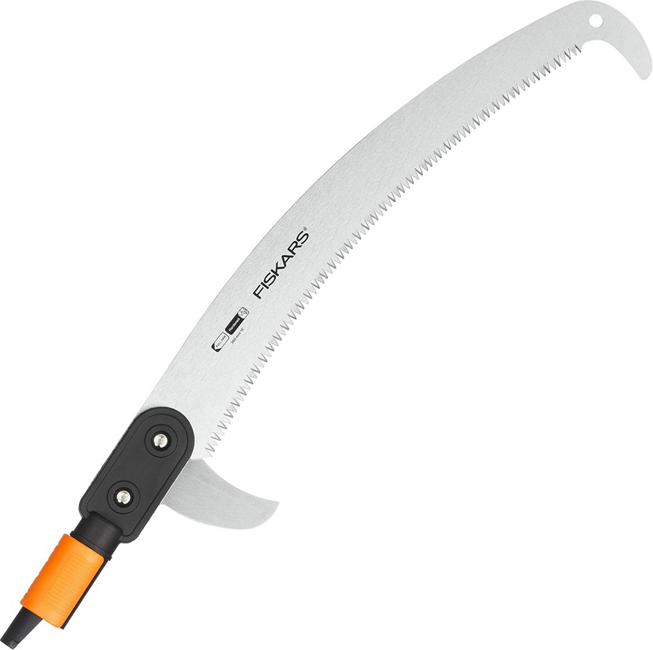FISKARS Curved Saw For Reaching Higher Branches, Tool Head, Length: 55 cm,
