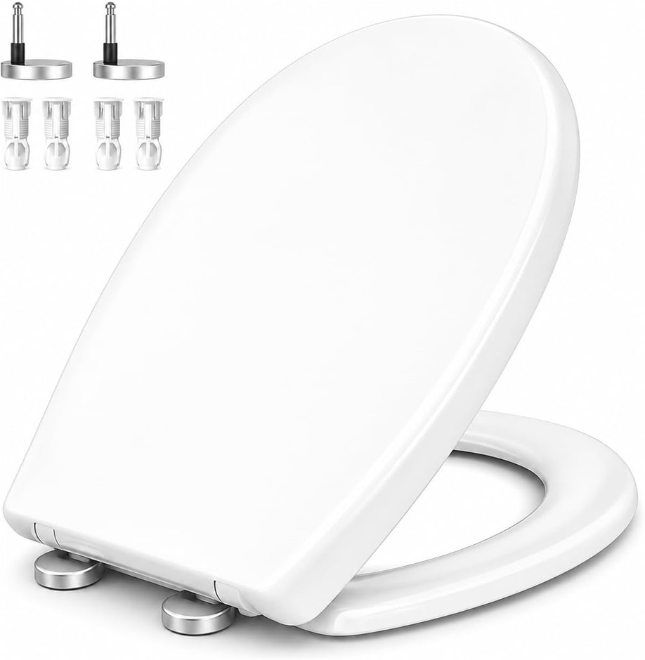 ZUVO Toiletseat Soft Close (O-Shape, Quick Release) UK Standard Toilet Seat
