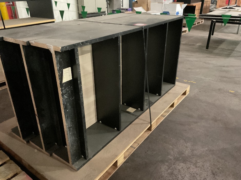 <p>3x Timber Shelving Units</p>