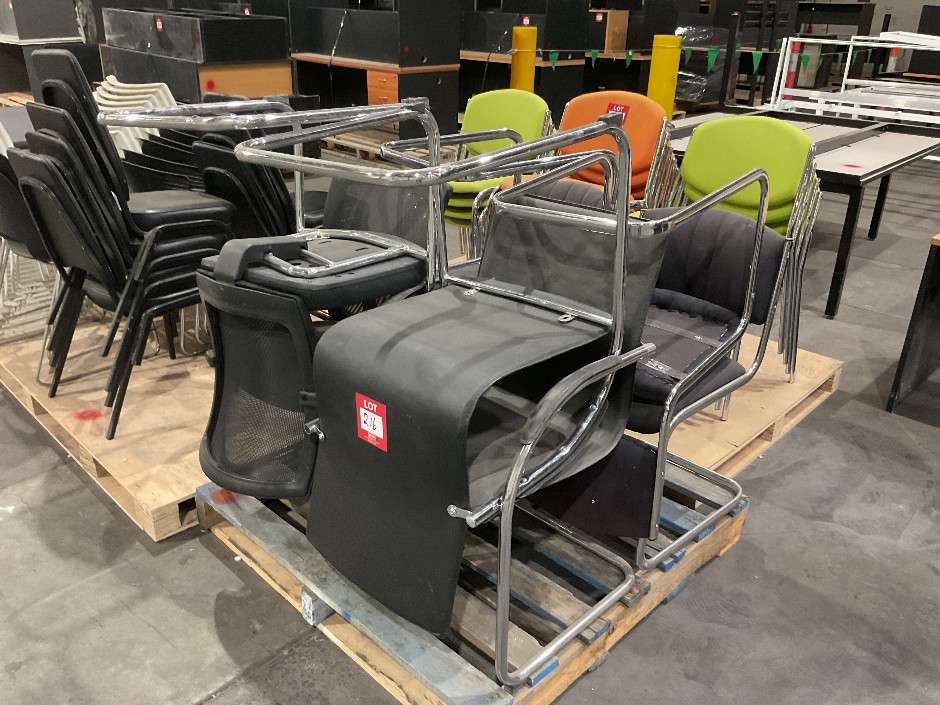 Pallet Comprising Quantity of Assorted Chairs