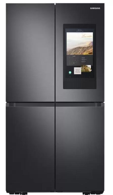 SAMSUNG Family Hub French Door 640L Fridge, Black, SRF7900BFH. NB: Good as