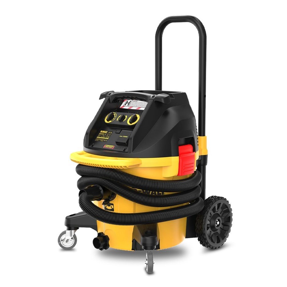 DeWALT 1400W 38L High Performance H-Class Dust Extractor. NB: Not Working,