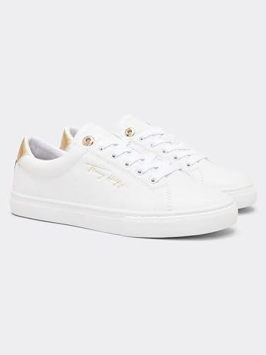TOMMY HILFIGER Women's Katerina Chic Sneaker, EU36/US6, White, FW0FW08024.