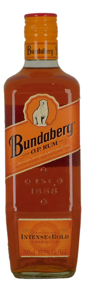 Bundaberg O.P. Rum (1x 700mL), QLD.