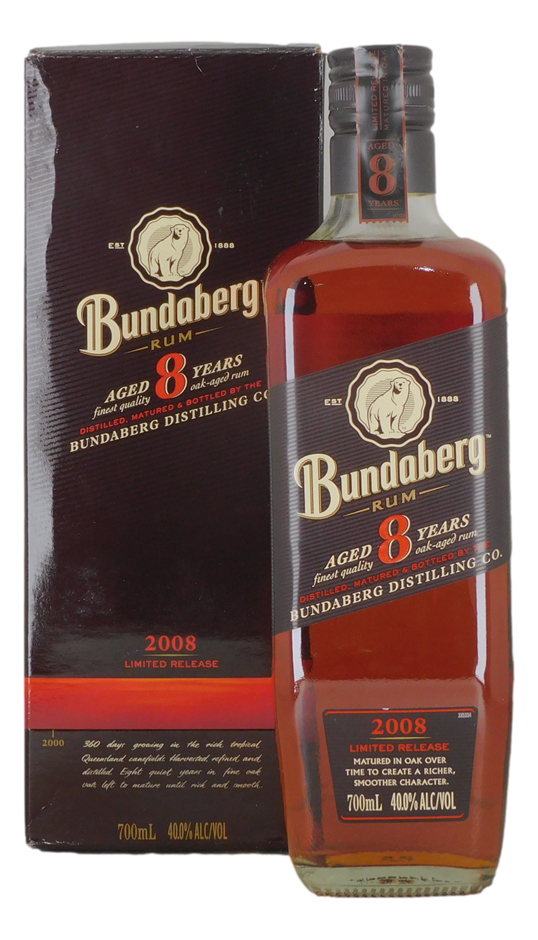 Bundaberg Rum 2008 Limited Release (1x 700mL), QLD.