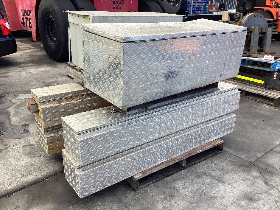 6 x Alloy Toolboxes