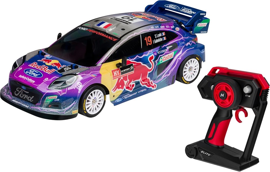 Nikko RC Elite Race Car – 1:14 Scale Ford Puma Hybrid Rally 1 R/C with USB