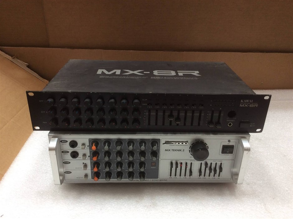 Kawai MX-8R Keyboard Mixer + Team Z5000 Mix Teknik.2 Digital Stereo Echo