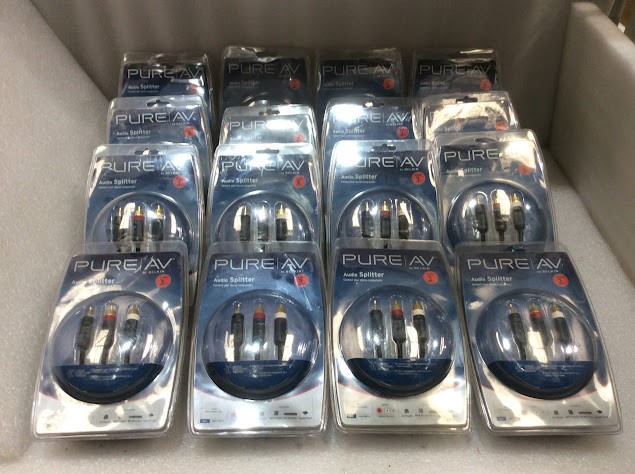 Belkin PureAV AV20600-03 Audio Splitter - New (Lot of 16)